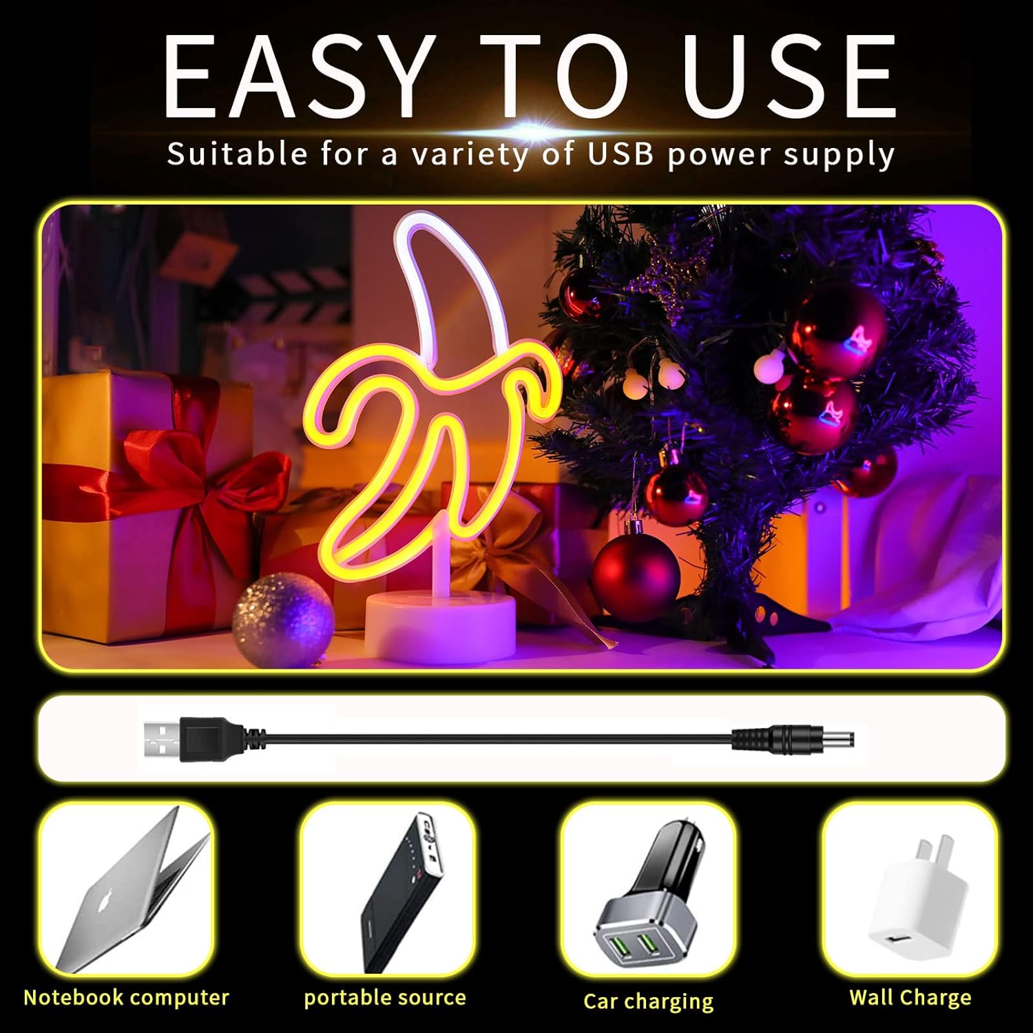 Banana LED Neon Sign - Image 5