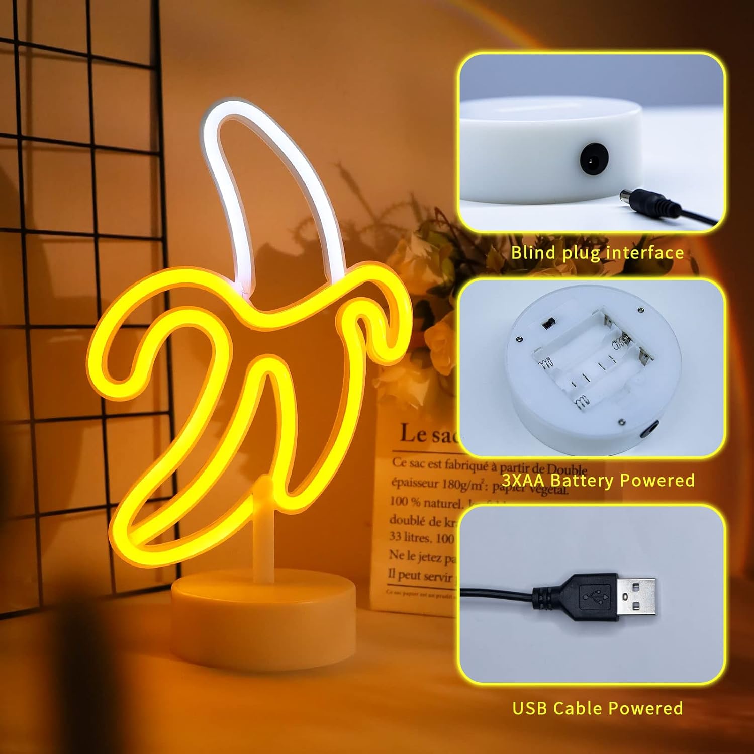 Banana LED Neon Sign - Image 6