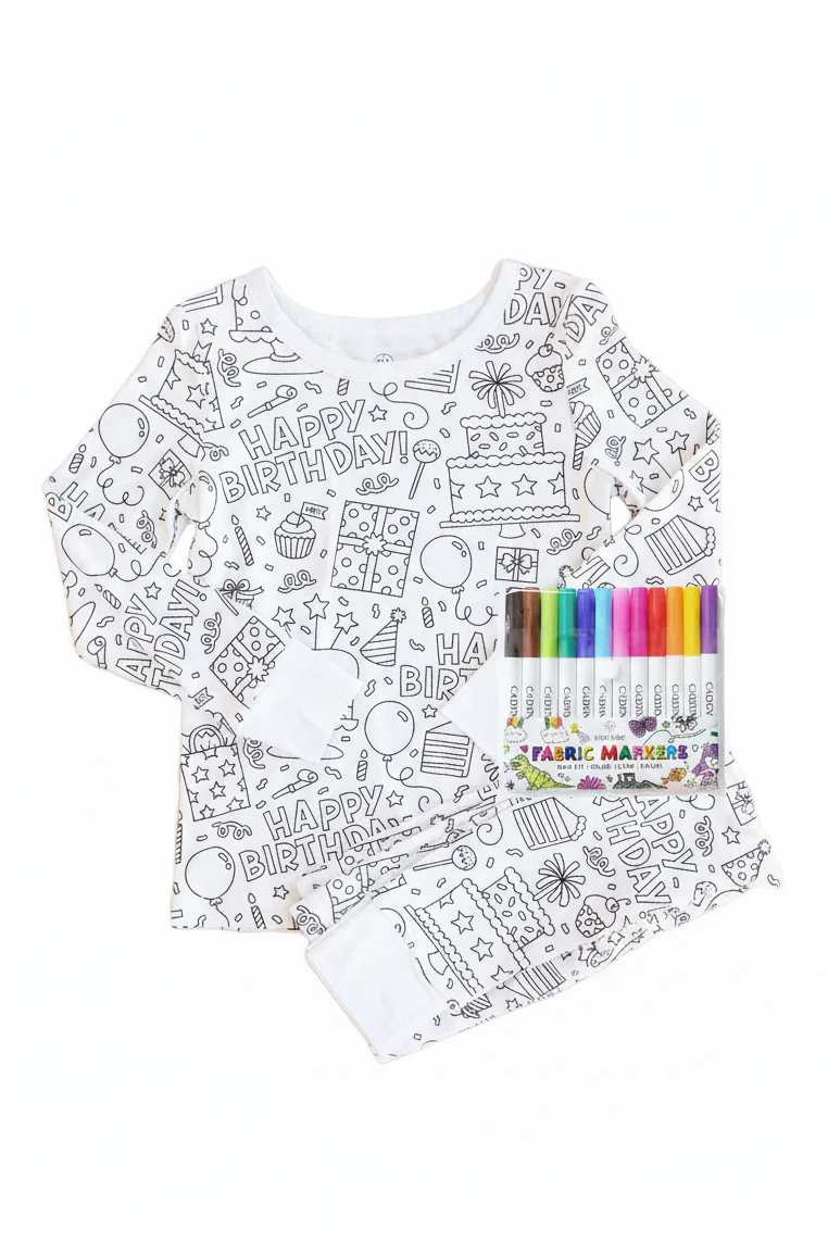 Colorable Kids Pajamas - Image 19