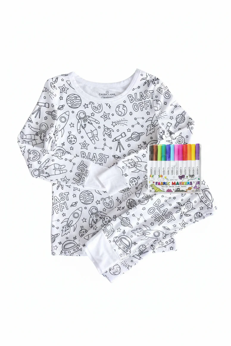 Colorable Kids Pajamas - Image 20