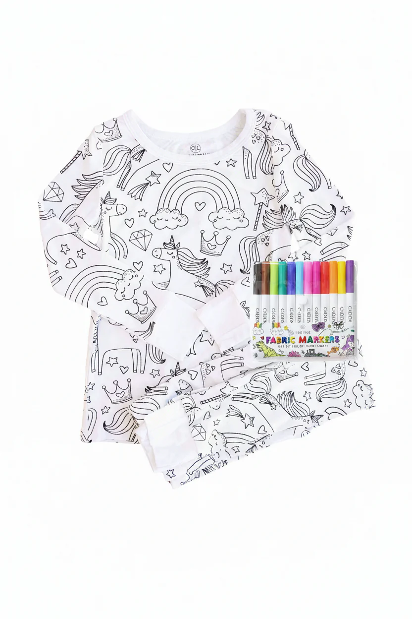 Colorable Kids Pajamas - Image 4