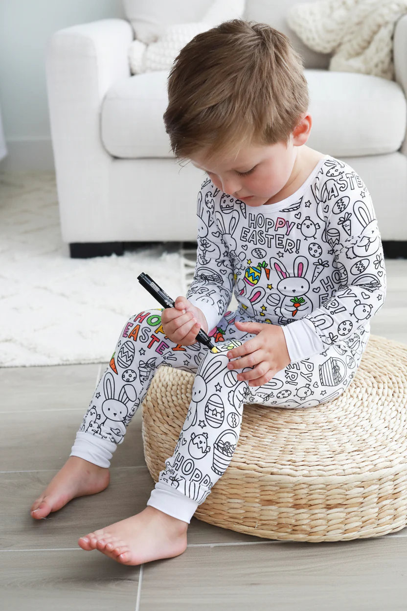 Colorable Kids Pajamas - Image 45